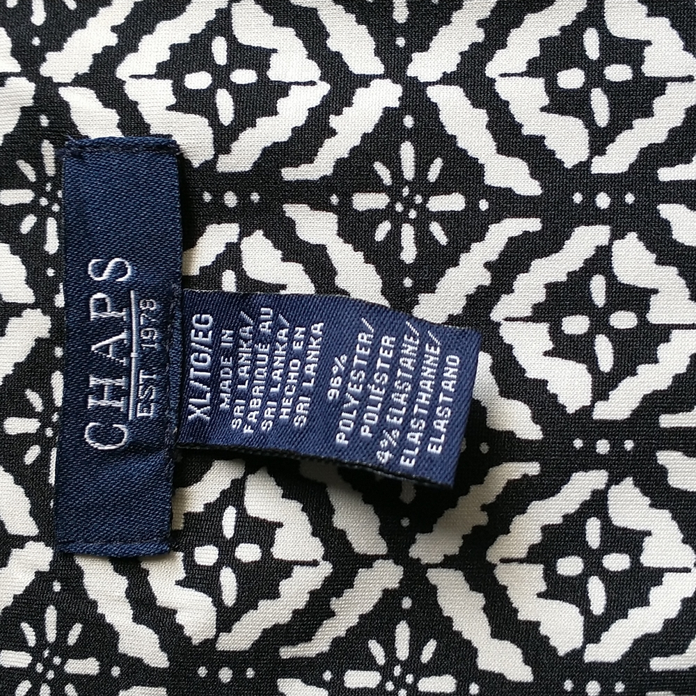CHAPS est.1978 xl black white - Picture 7 of 9